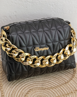 Women’s diamond chain bag